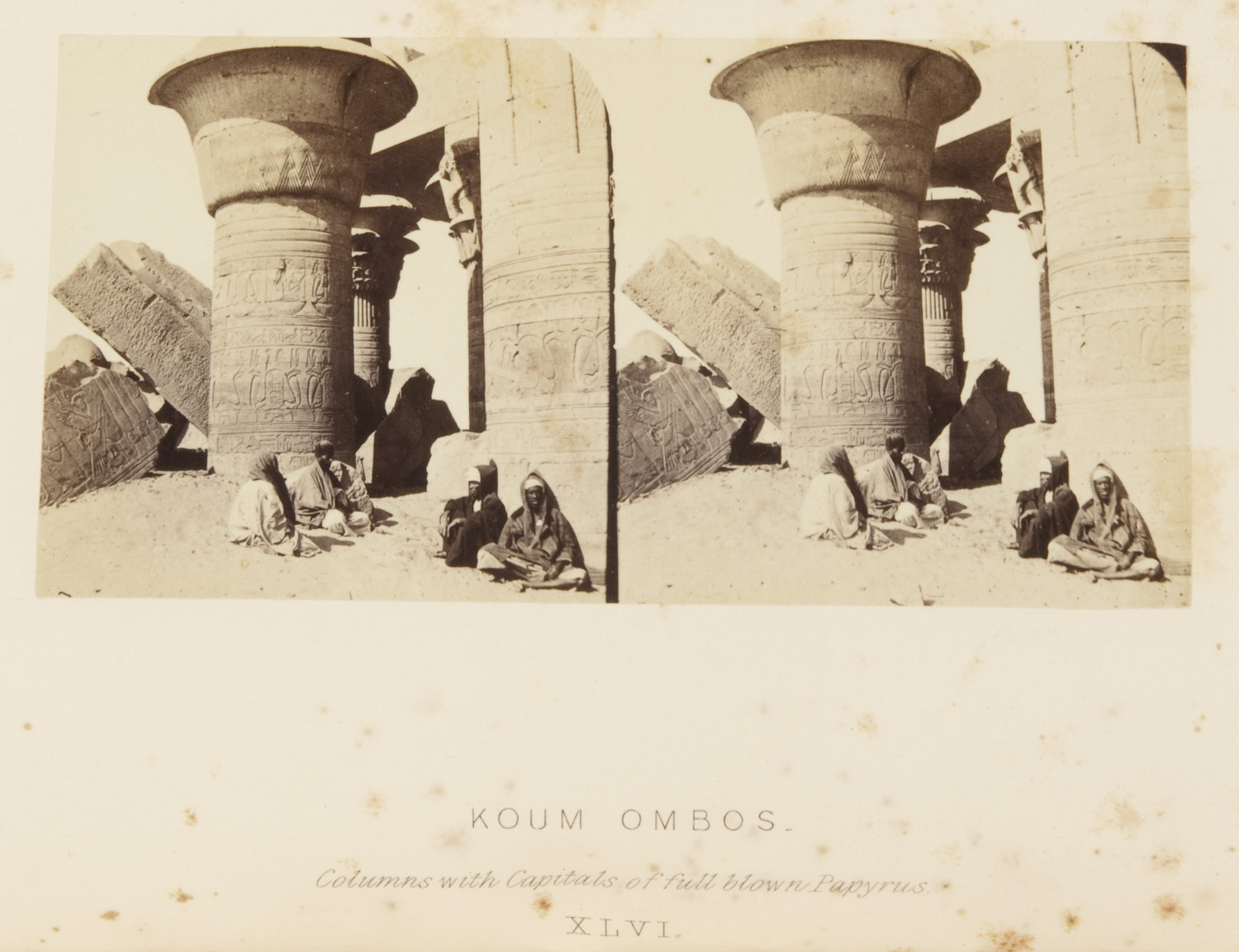 'Koum Ombos' from Egypt, Nubia, and Ethiopia. Illustrated by one hundred Stereoscopic photographs. Frith, Francis, 1862 (St Andrews copy at Photo DT47.F8)