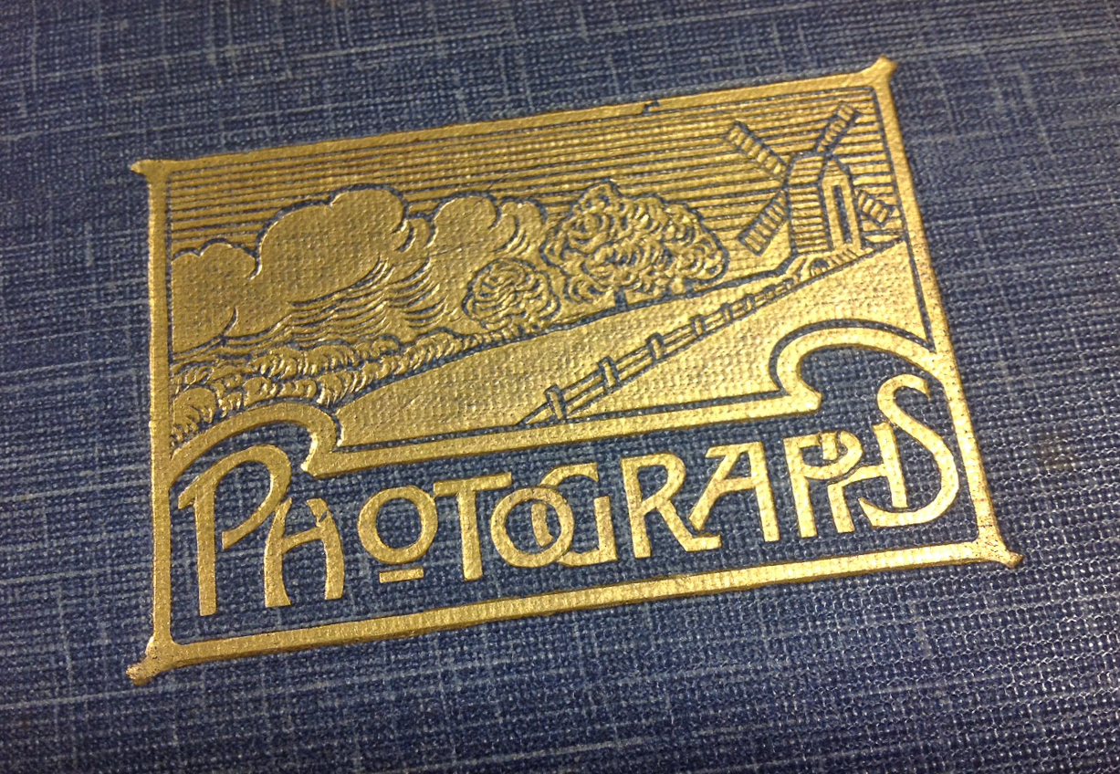Album cover ca.1920s from the family album of Dorothy Armstrong (University of St Andrews Photographic Collection)