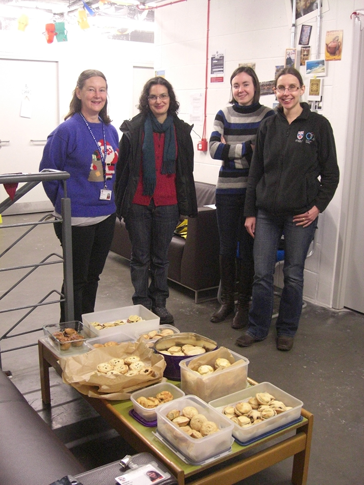 Some of the bakers with their goods