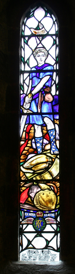 Cowie memorial from Mortlach Kirk taken by the author on a field trip