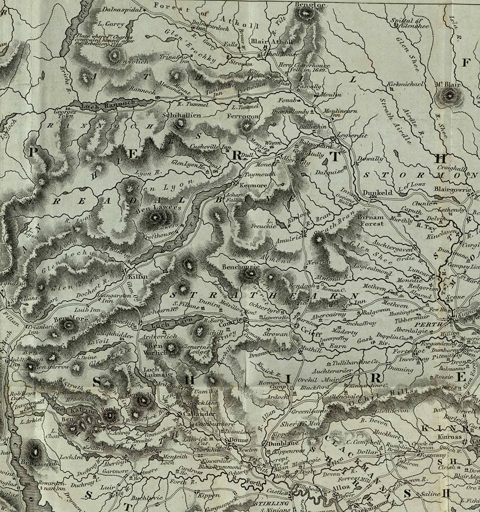 Perthshire map