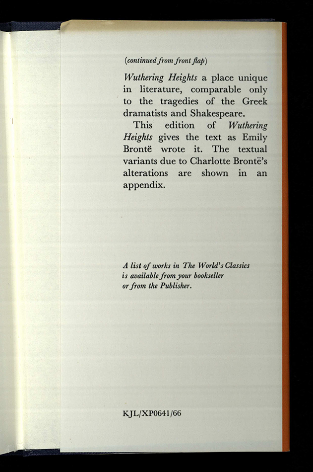 Har PR4172 W8 1966 Wulthering Heights_4_1