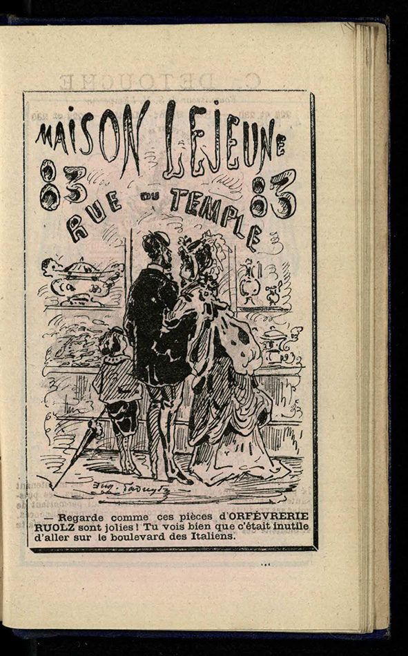 “Maison Lejeune” “Look at these beautiful objects from Ruolz! You see, there is no need to travel across town to get some!” Cro DQ16.C66E73