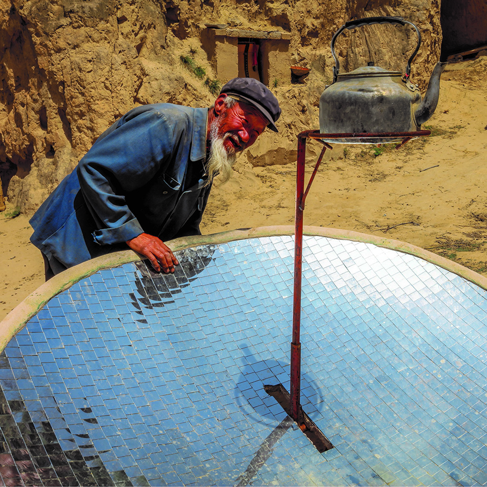 Drought affected village along the Silk Road, China, Photograph by John Novis_1