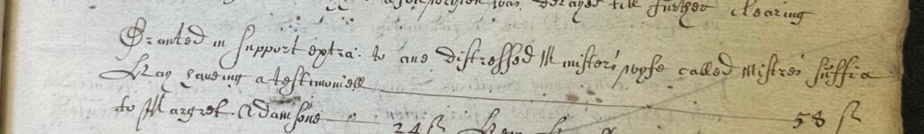 Image of handwritten text 